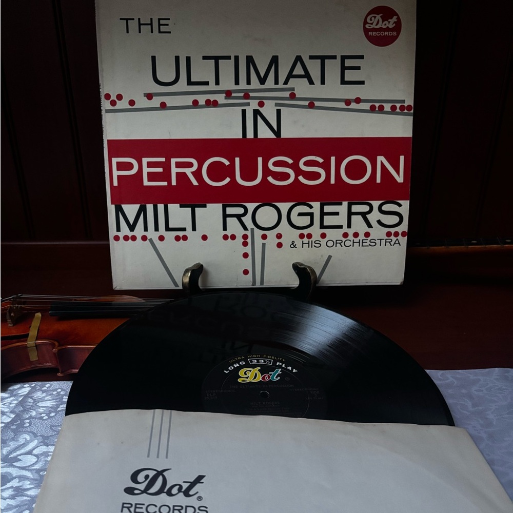 The Ultimate in Percussion" by Milt Rogers. VTG vinyl